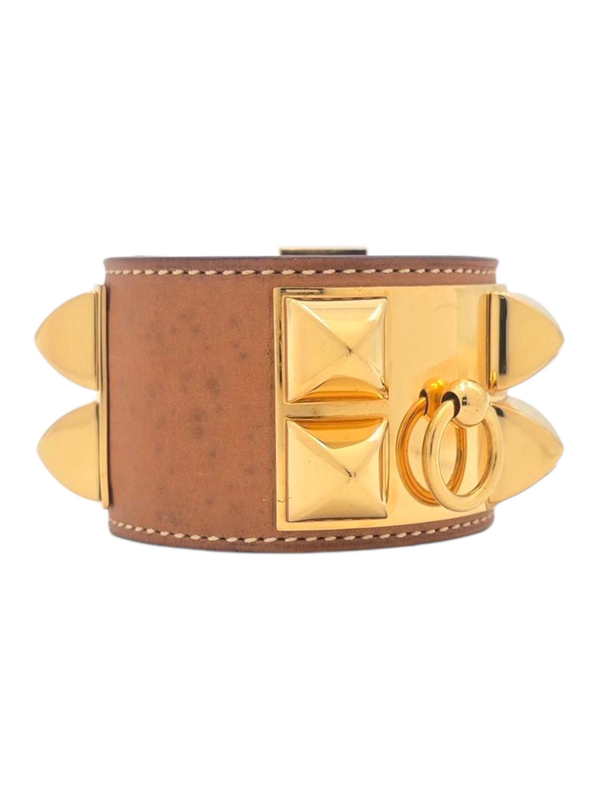 Hermès CDC Small Gold Bangle in Swift, Gold hardware_1