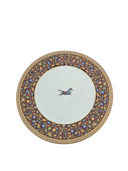 Cheval D'Orient Dinner Platter ( Set of 2 ) White Tableware in Ceramic