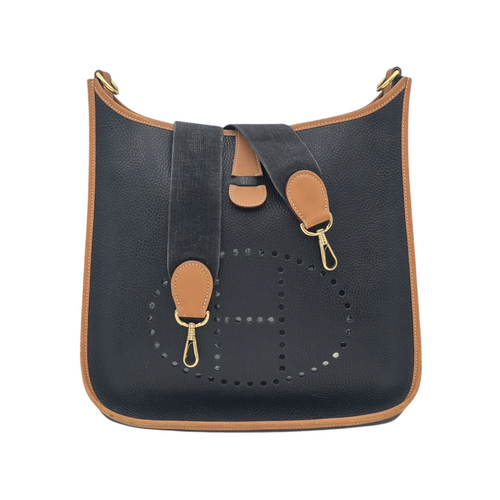 Evelyne GM Noir / Naturel in Ardennes and Chamonix, Gold hardware