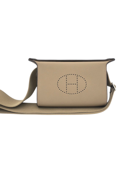 Videopoches Beige Marfa in Marfa, Palladium hardware