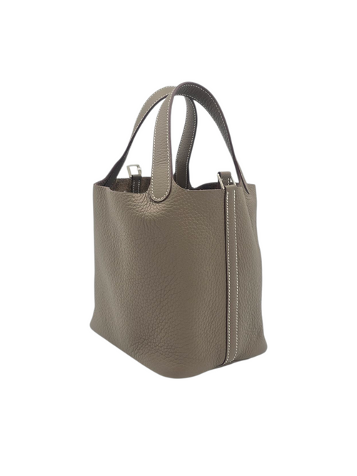 Picotin 18 Etoupe in Clemence, Palladium hardware