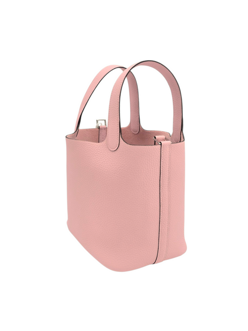 Picotin 18 Rose Sakura in Clemence, Palladium hardware