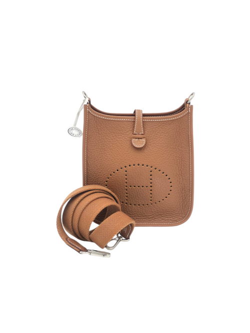 Evelyne Mini Gold in Clemence, Palladium hardware