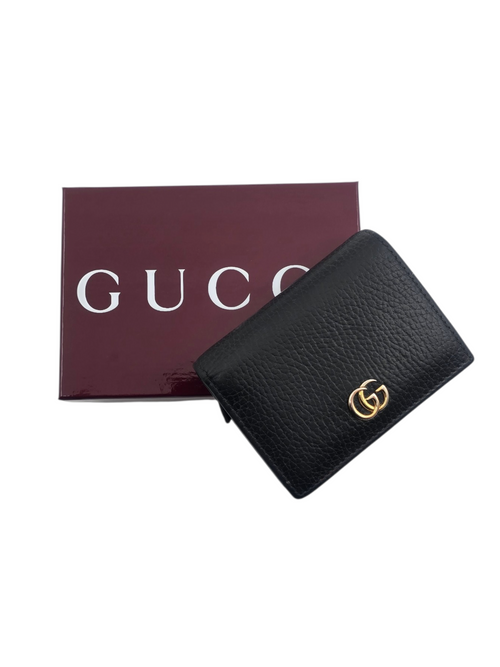 Card case wallet  Wallet Black in Calfskin,  hardware