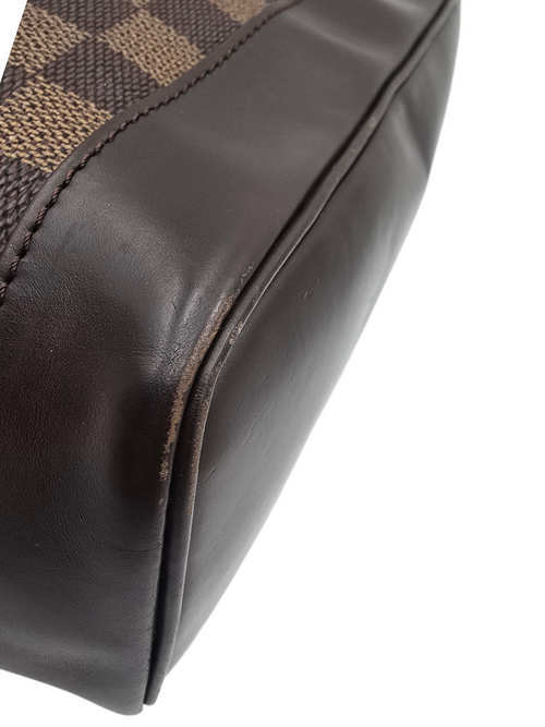 Damier Brown Backpack in Monogram Coated Canvas