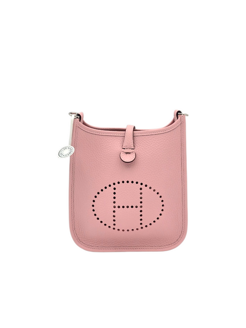 Evelyne Mini ROSE SAKURA in Clemence, Palladium hardware