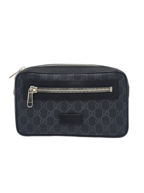 GG Supreme Grey Belt Bag in Canvas