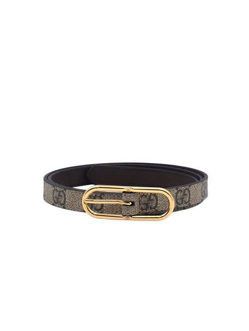 GG Supreme 80 CM Brown Belt in Canvas
