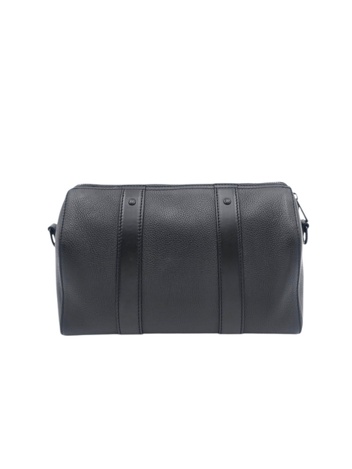 CIty Keepall Black Messenger in Calfskin