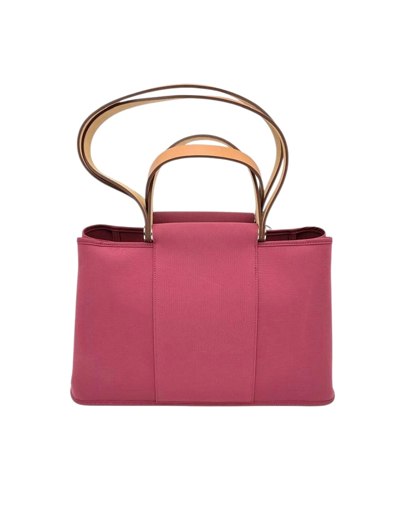 Hermès Cabag 39 Tosca in Toile, Palladium hardware_1