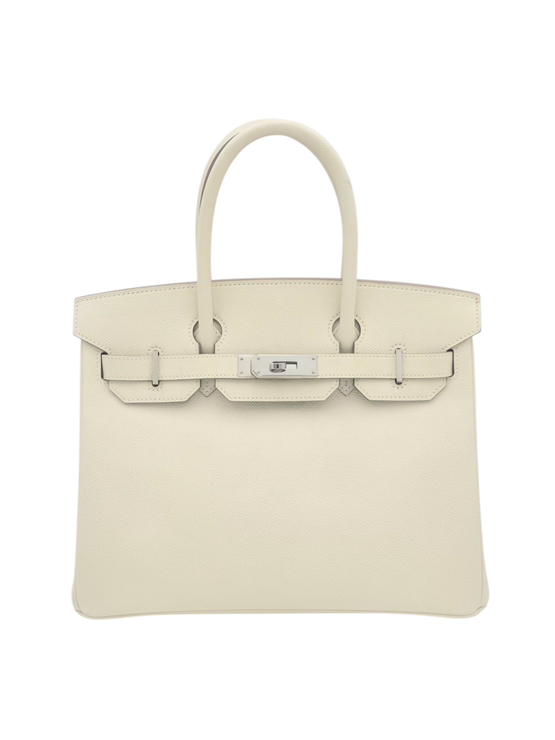 Hermès Birkin 30 Craie in Epsom, Palladium hardware_1