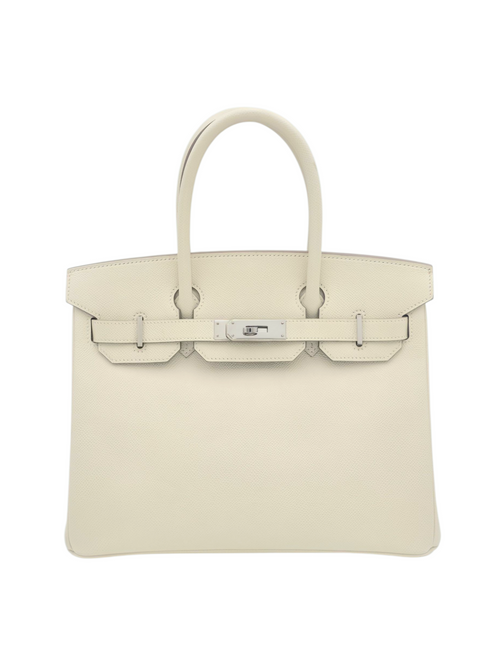 Hermès Birkin 30 Craie in Epsom, Palladium hardware_1