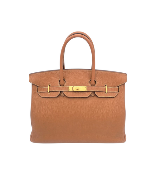 Hermès Birkin 35 Gold in Togo, Gold hardware_1