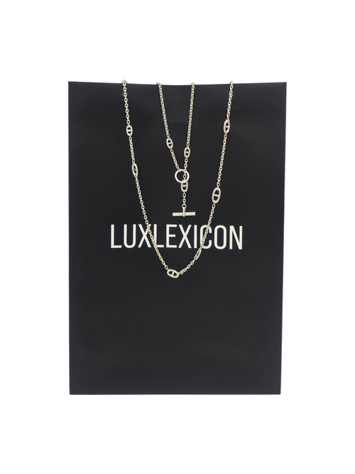 Hermès Farandole 120cm Silver Necklace in NA_1