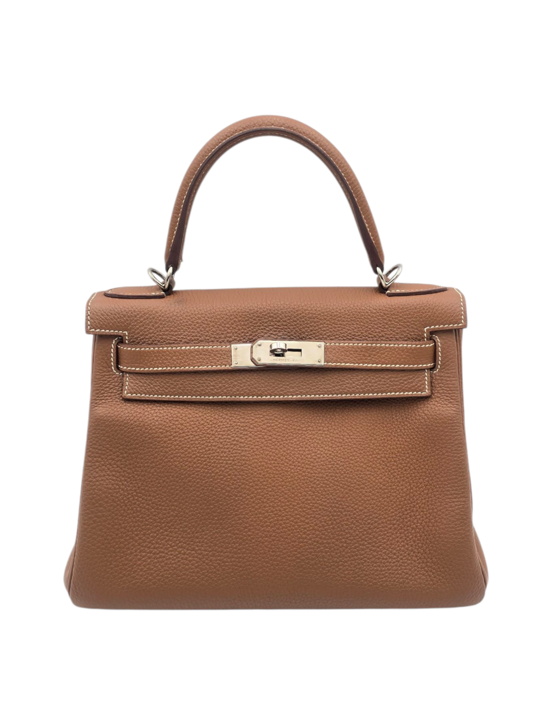 Hermès Kelly 28 Gold in Togo, Palladium hardware_1