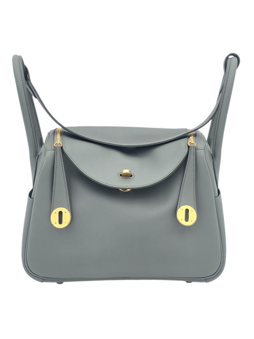 Hermès Lindy 26 Vert Amande in Evercolor, Gold hardware_1