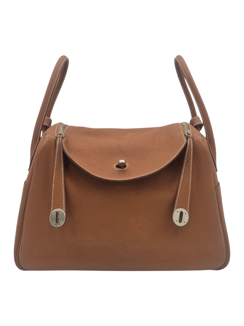 Hermès Lindy 34 Gold in Clemence, Palladium hardware_1