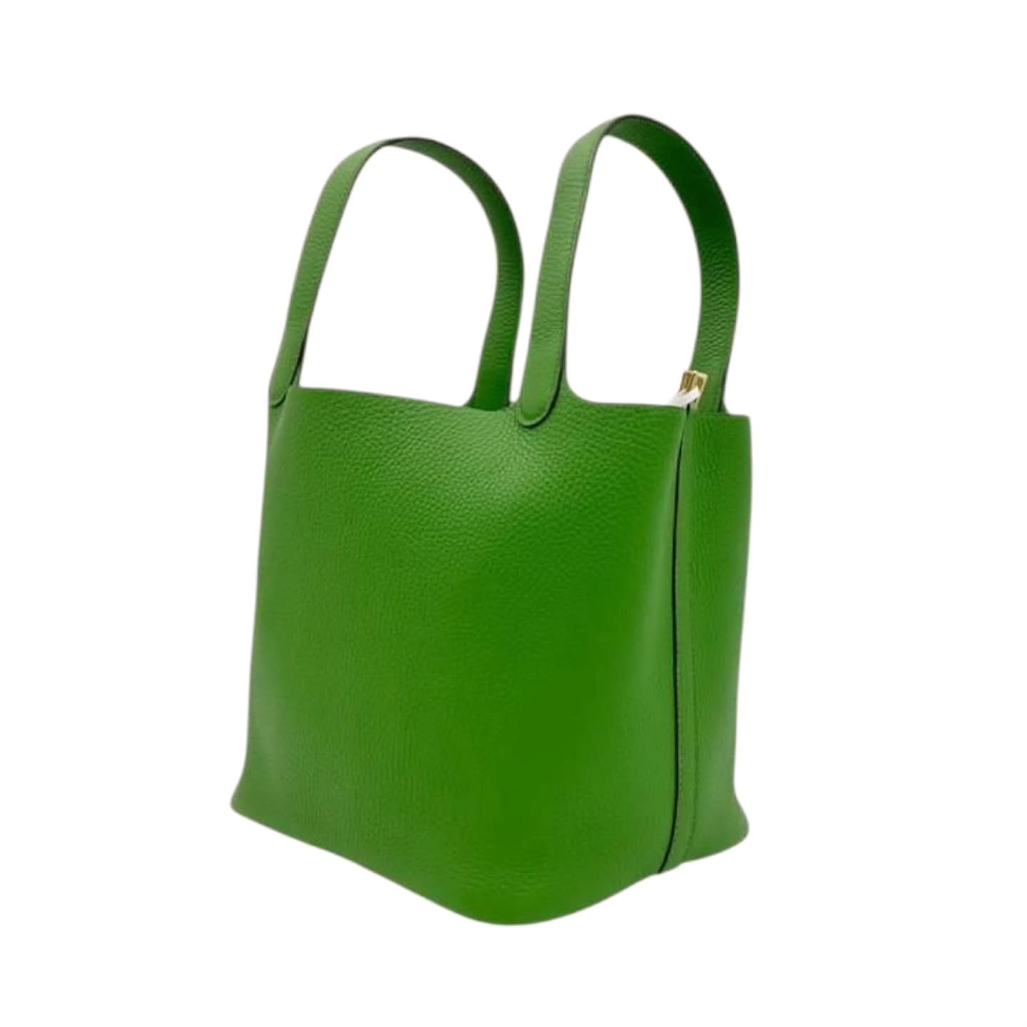 Hermès Picotin 22 Vert Yucca in Clemence, Gold hardware_1