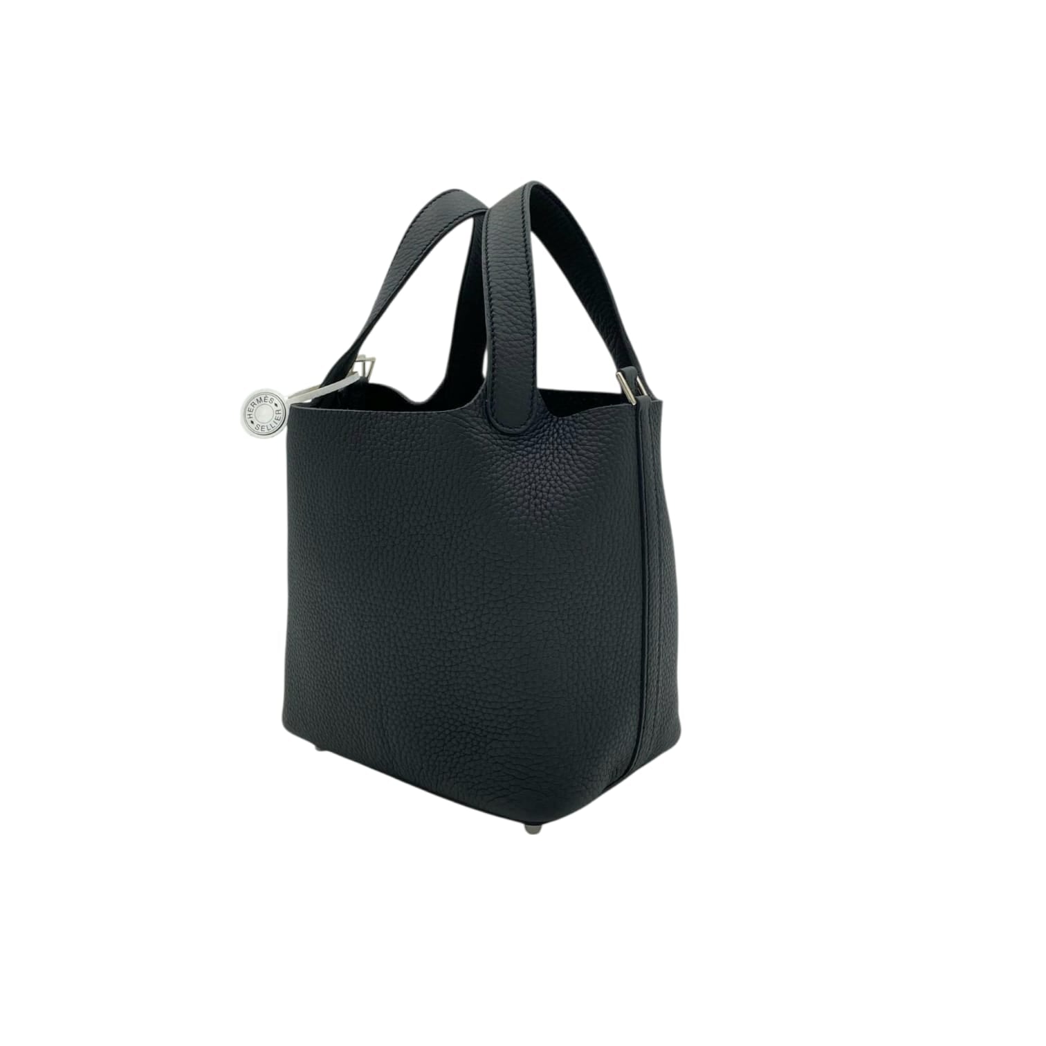 Hermès Picotin 18 Black in Clemence, Palladium hardware_1