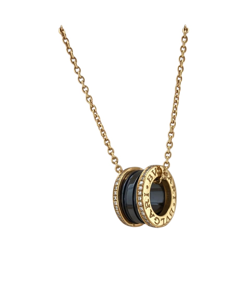 Bvlgari B.zero 0.41CT Black Necklace in Rghw, Rose Gold hardware_1