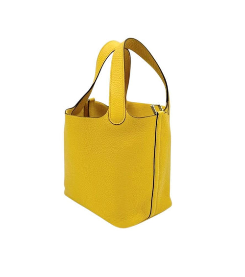 Hermès Picotin 18 Sun in Clemence, Palladium hardware_1