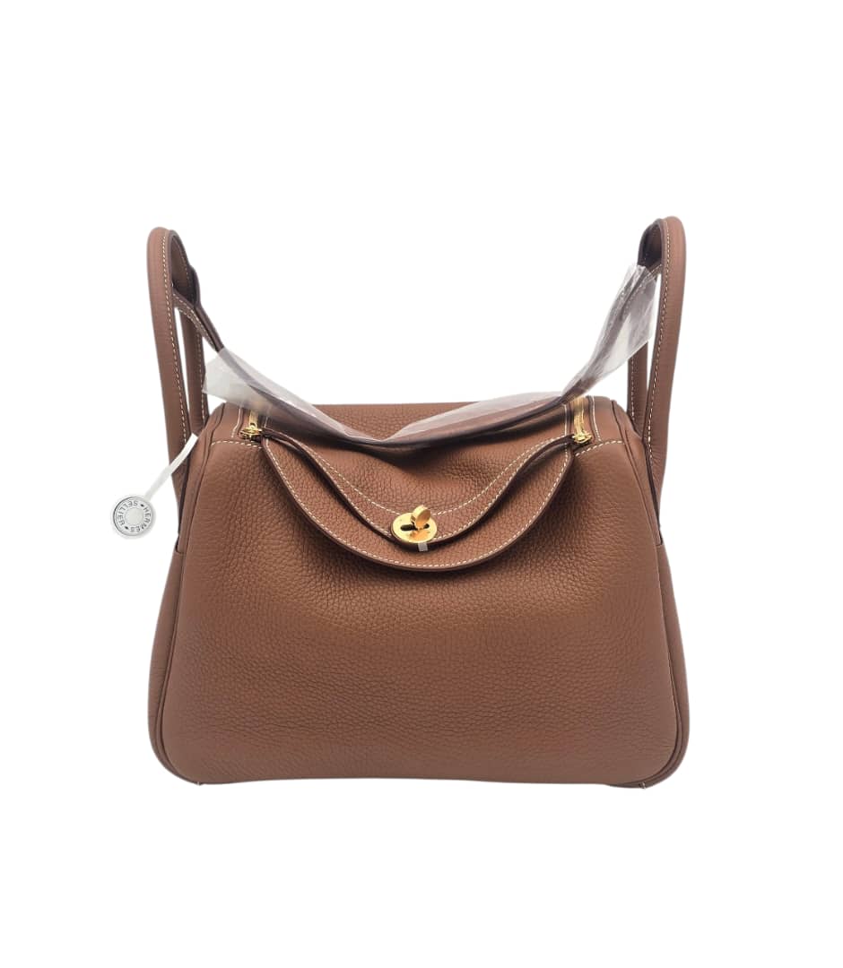 Hermès Lindy 30 Gold in Clemence, Gold hardware_1